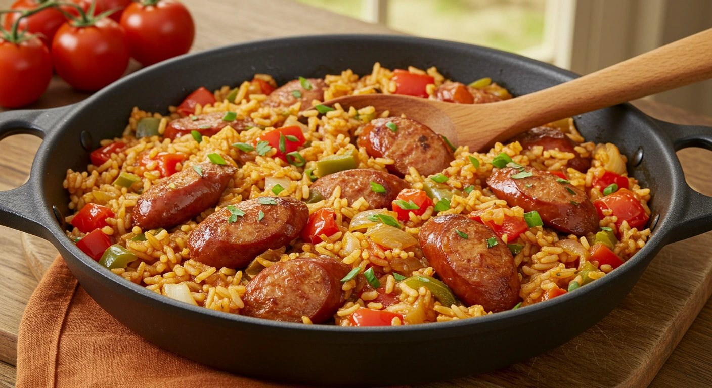 Cajun Chicken Sausage Jambalaya